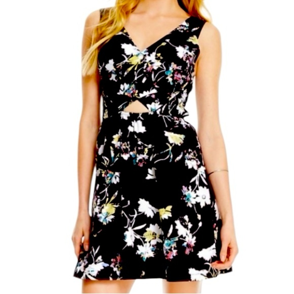 JESSICA SIMPSON Lillian Fit & Flare Cut Out Sundress size XS